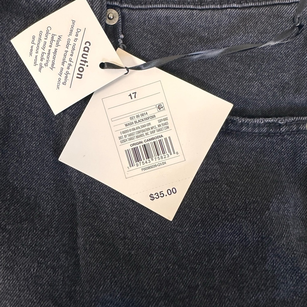 Women’s Ava & Viv high rise 90’s straight stretch no gap waistband READ INFO - Picture 3 of 13